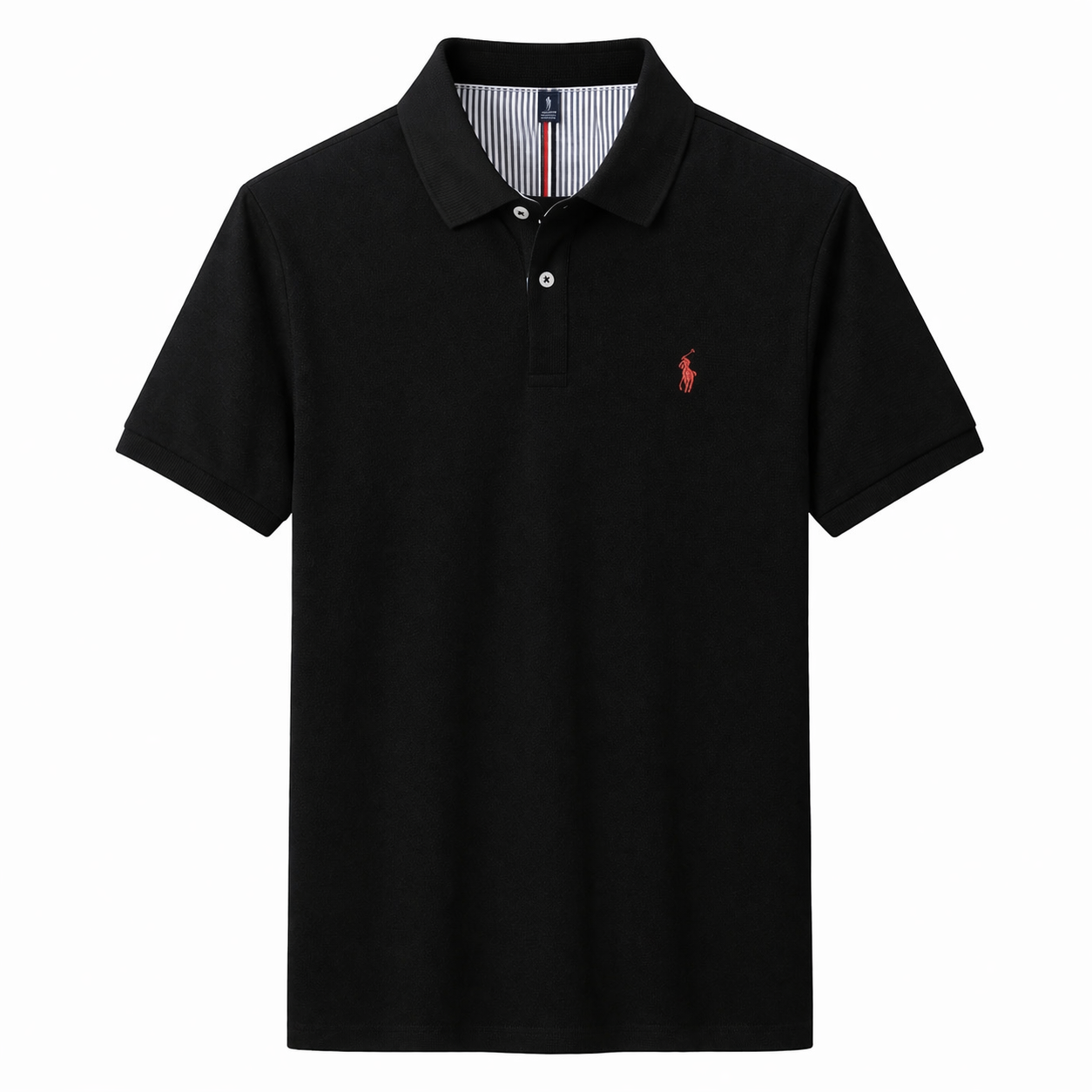 Casual Men's Polo with Embroidery