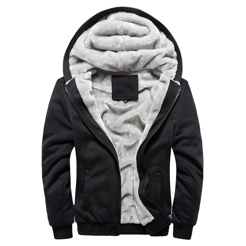Men's Hoodie with Hood and Zipper