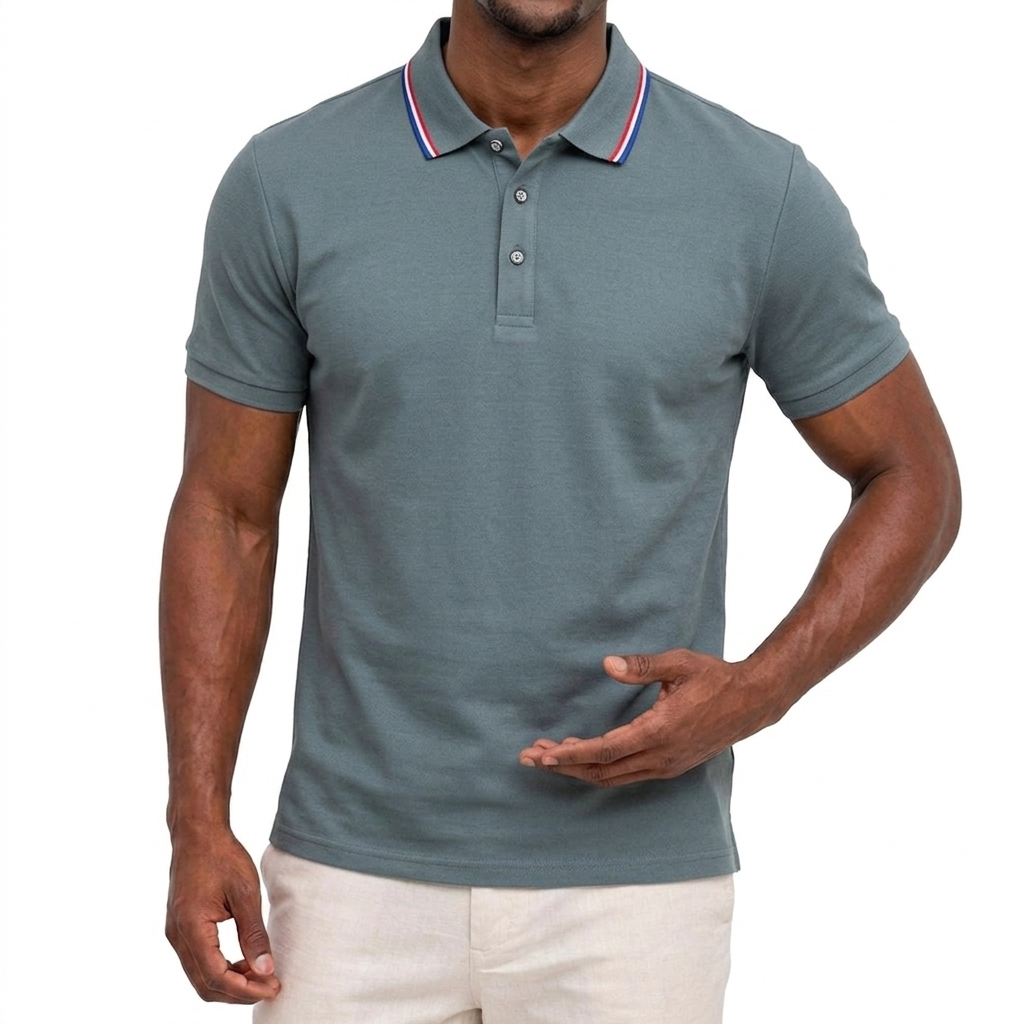 Men's Casual Polo Shirt in Polyester