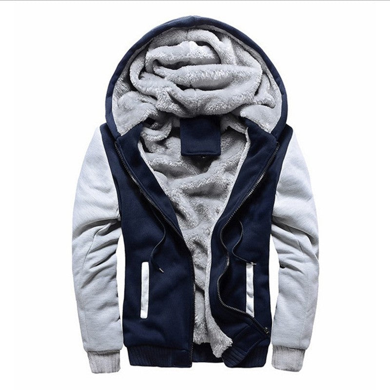 Men's Hoodie with Hood and Zipper