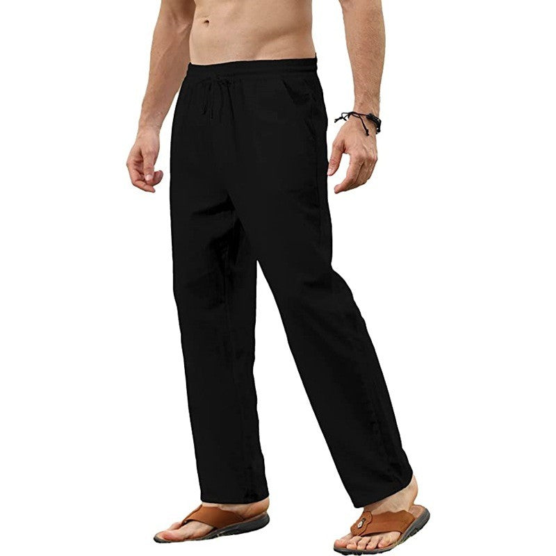 Men's Cotton Linen Pants Casual