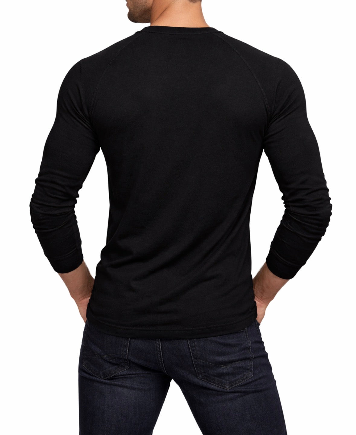 Men's Long Sleeve Button Down T-Shirts