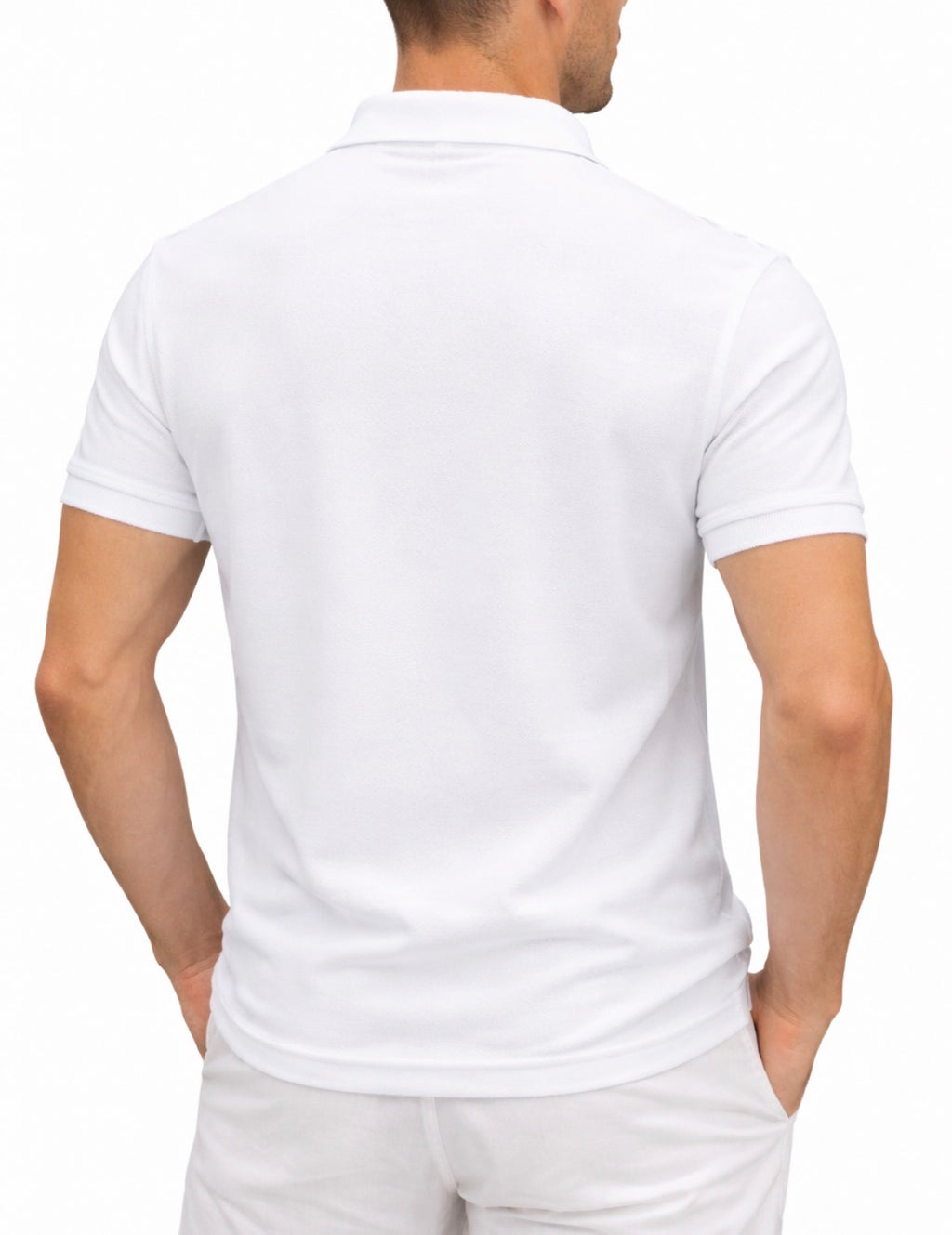 Casual Men's Polo with Embroidery