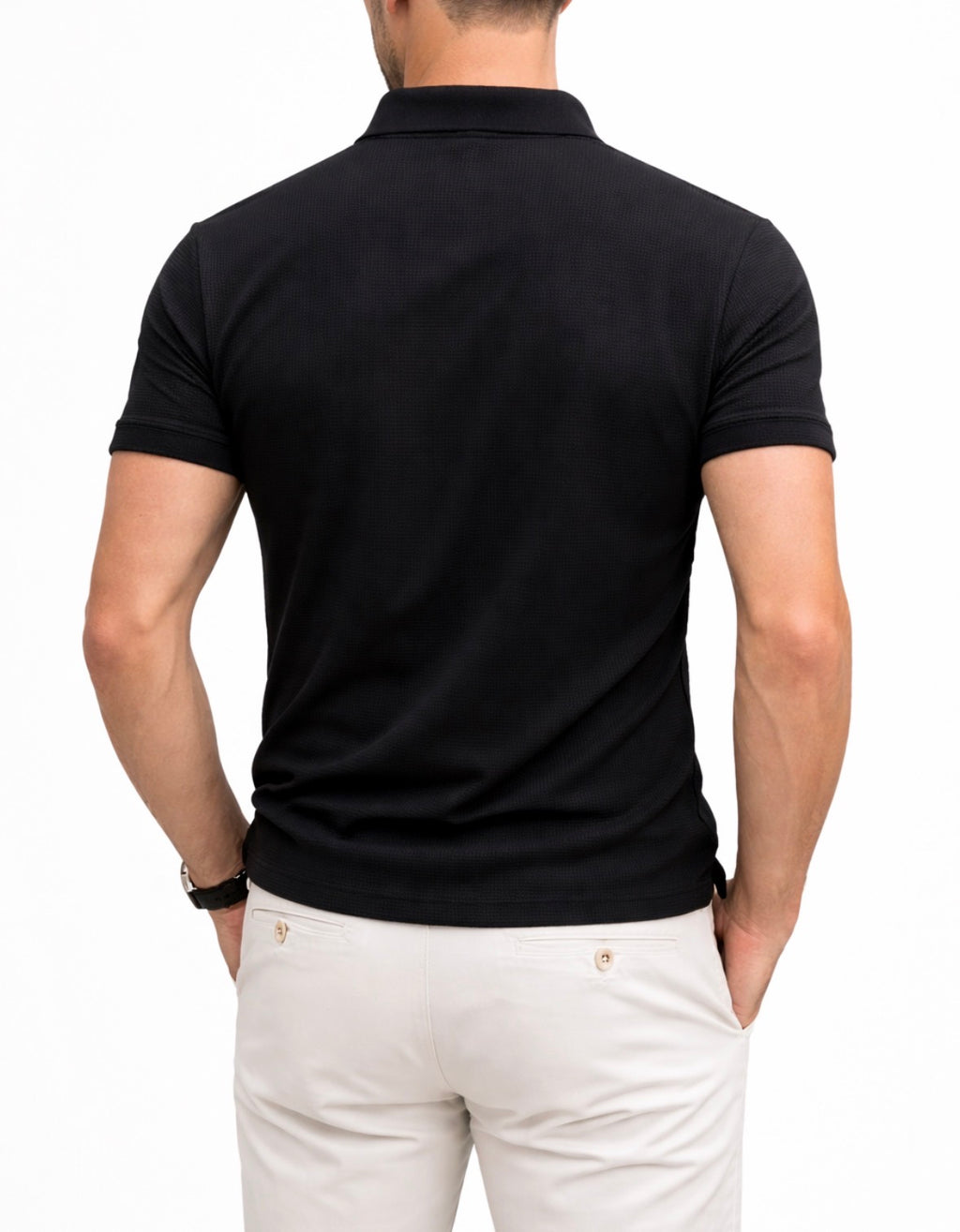 Casual Men's Polo with Embroidery