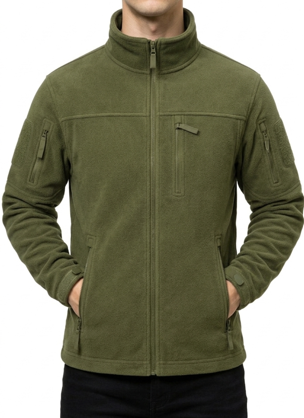 Men's Outdoor Jacket with Zipper