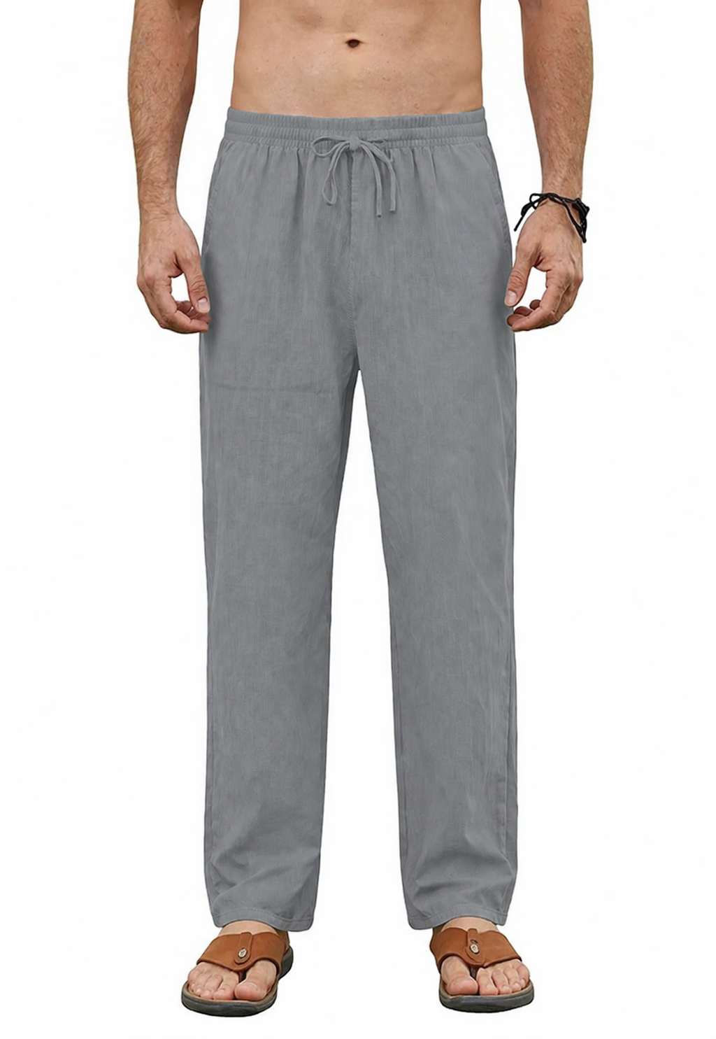 Men's Cotton Linen Pants Casual
