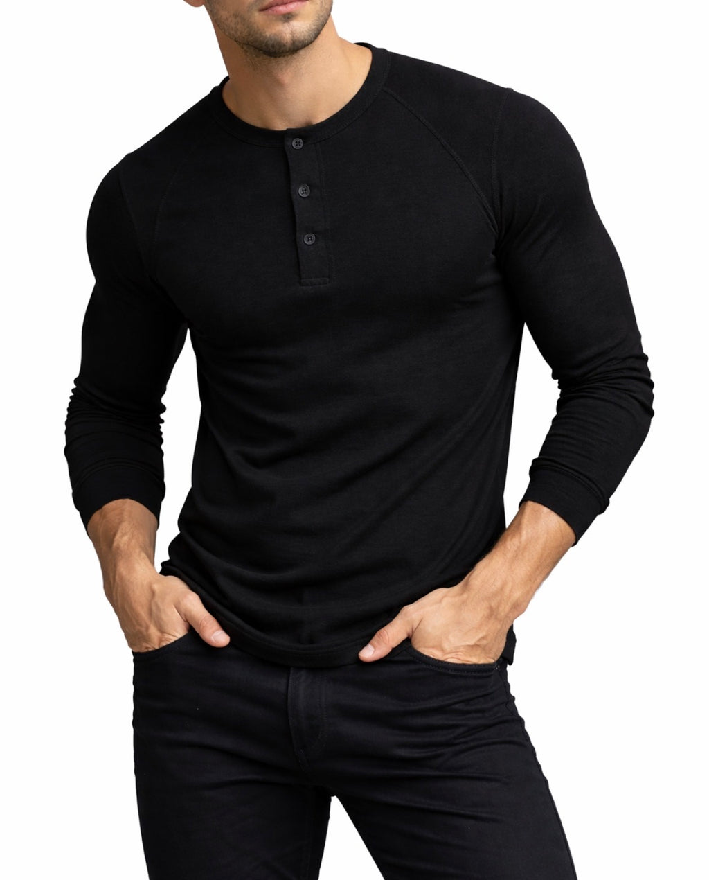 Men's Long Sleeve Button Down T-Shirts