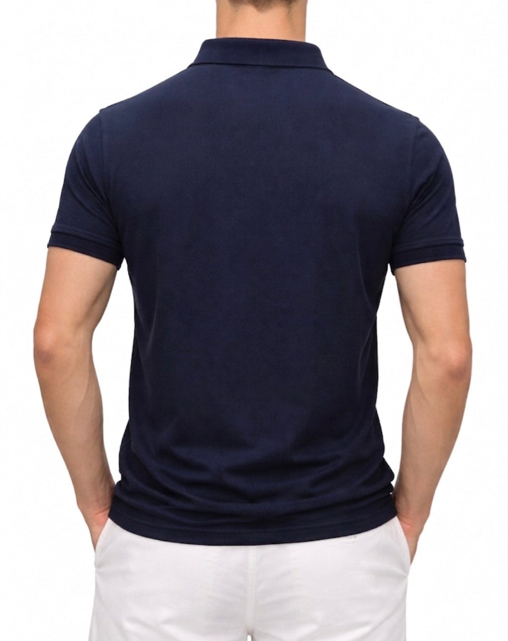 Casual Men's Polo with Embroidery