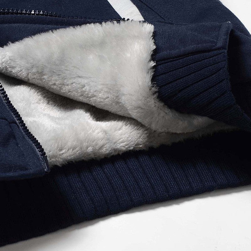 Men's Hoodie with Hood and Zipper
